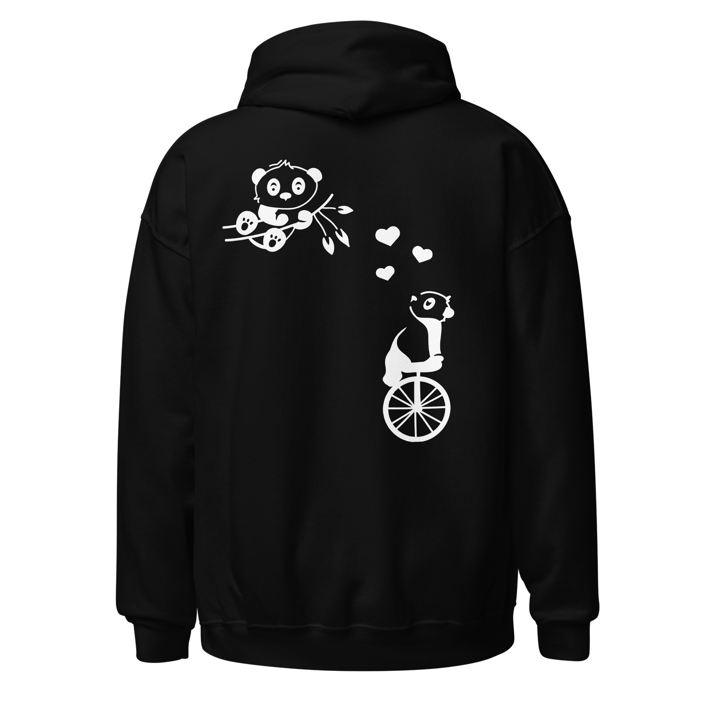 "Panda Love" Hoodie für Männer