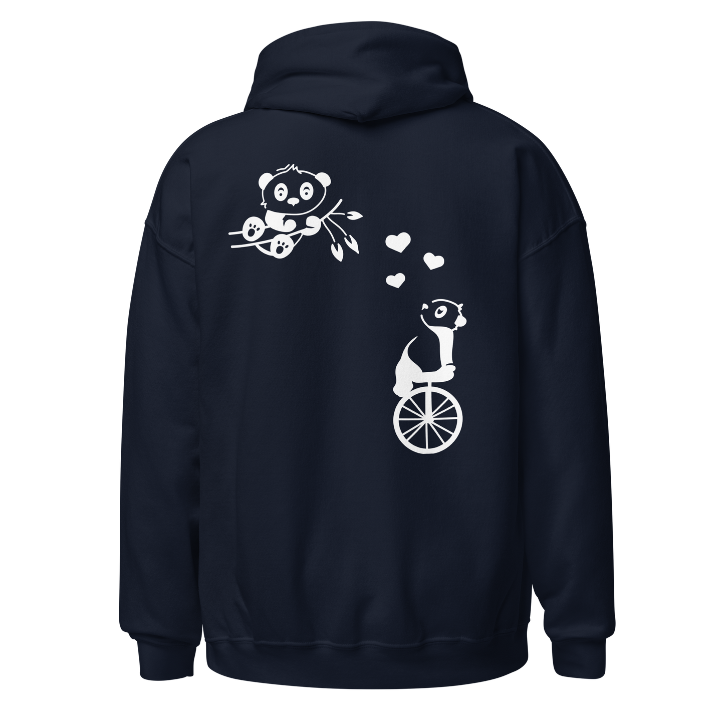 "Panda Love" Hoodie für Männer