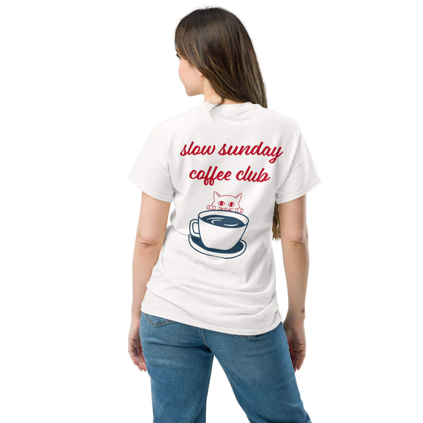 "Slow sunday coffee club" T-Shirt