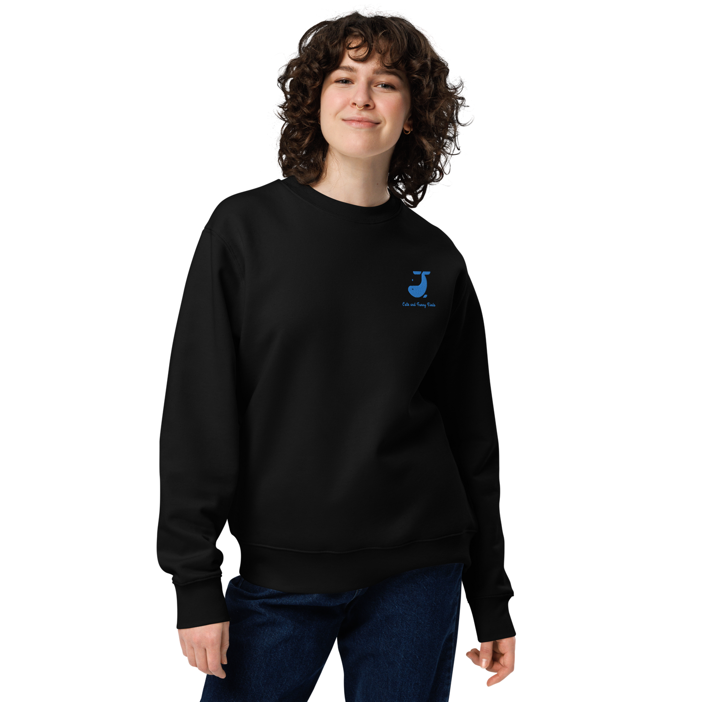 Little Whale Stick Unisex Bio-Sweater