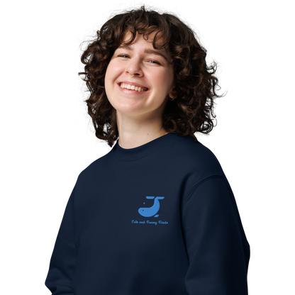 Little Whale Stick Unisex Bio-Sweater