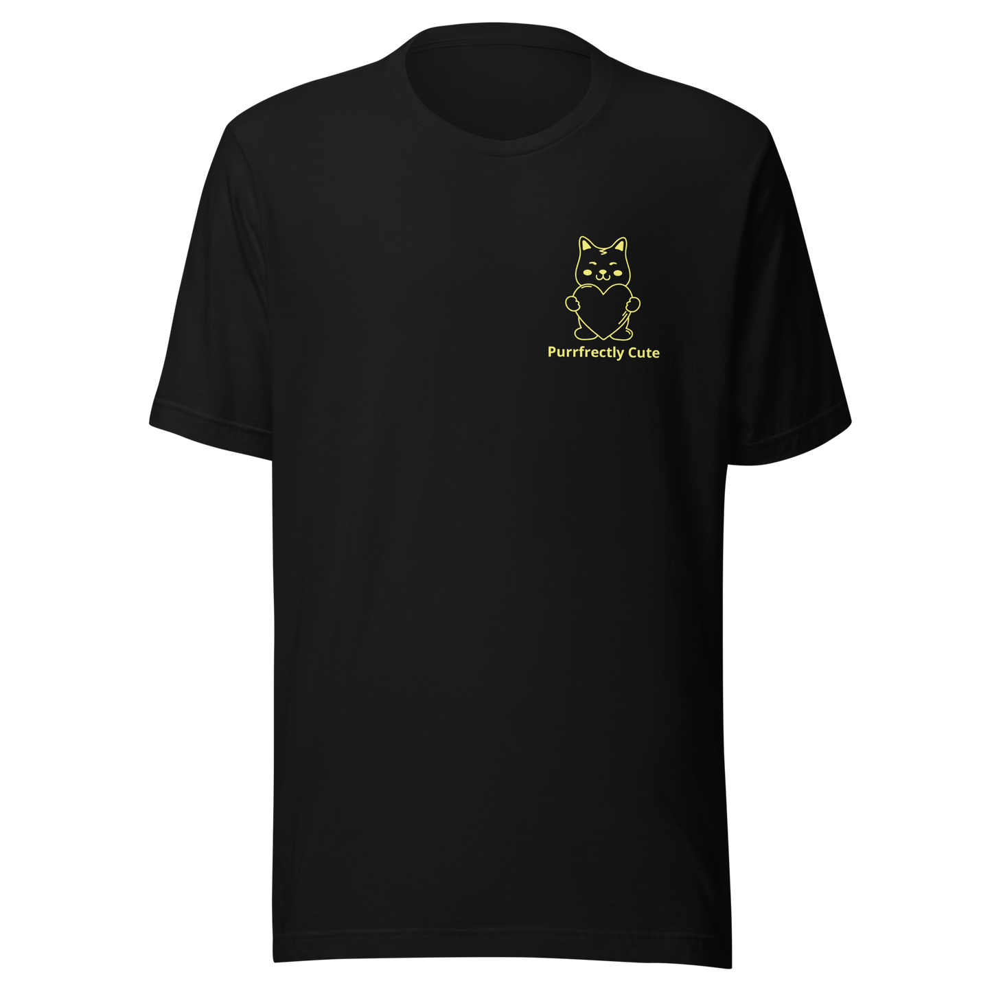 Purrfectly Cute Unisex Eco-T-Shirt