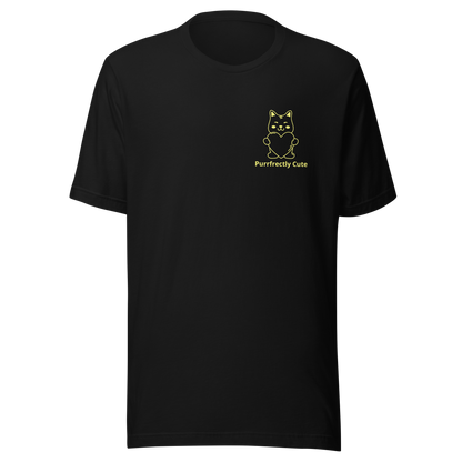 Purrfectly Cute Unisex Eco-T-Shirt