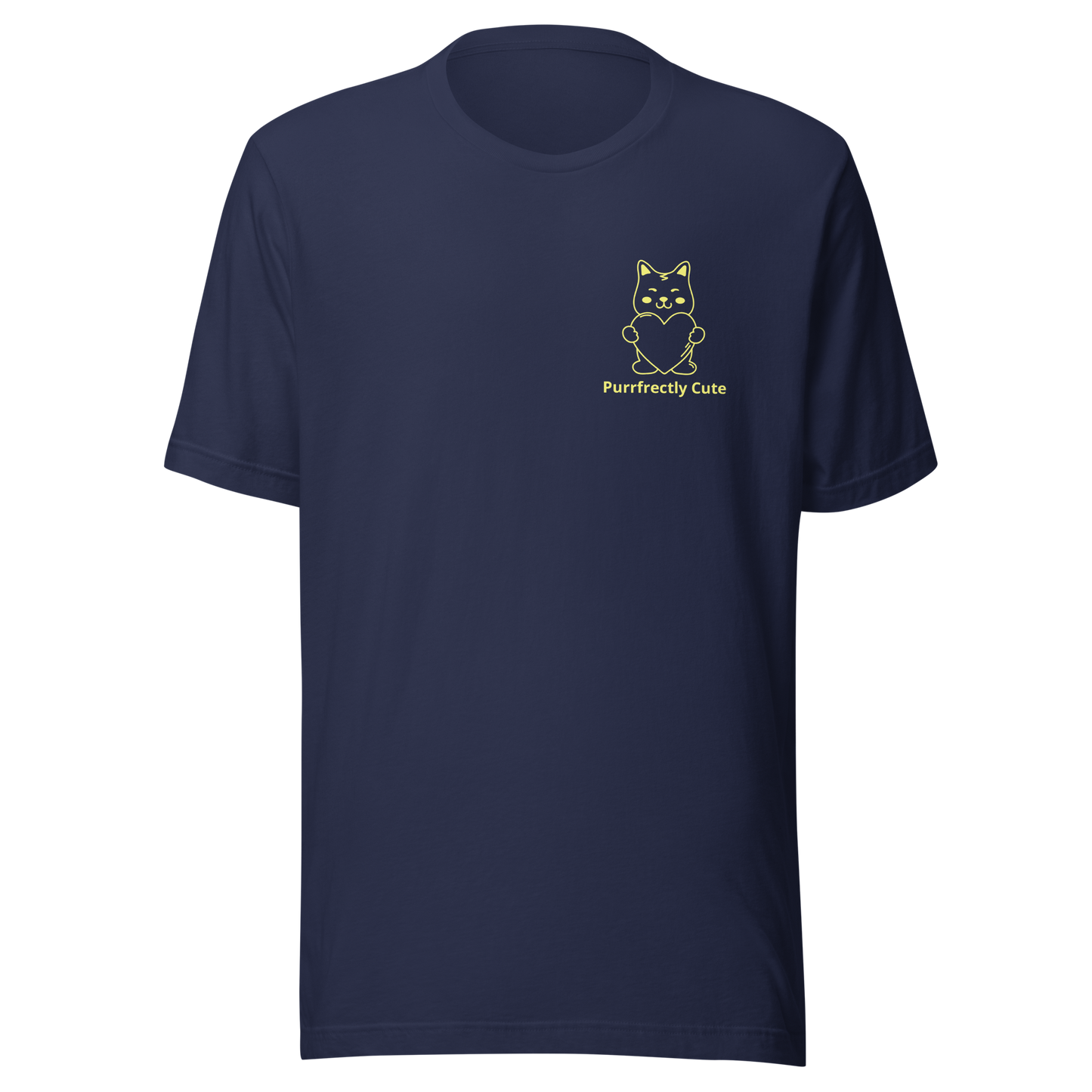 Purrfectly Cute Unisex Eco-T-Shirt